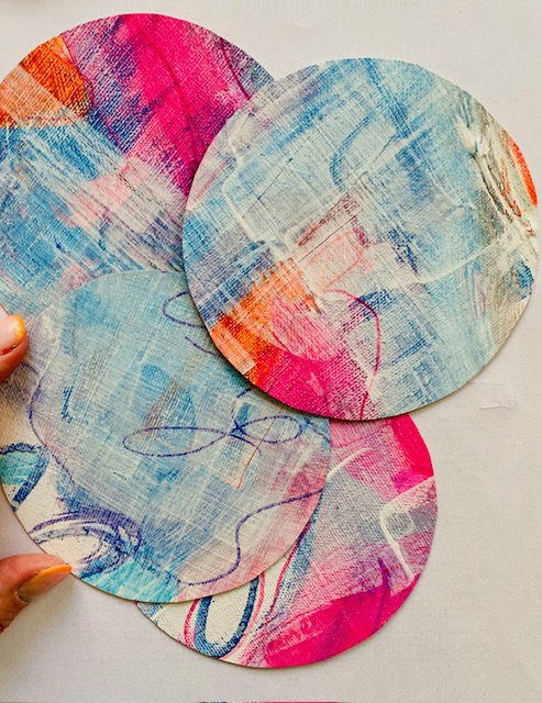 Four coasters neon