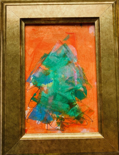 Gold framed Christmas tree - Image 3